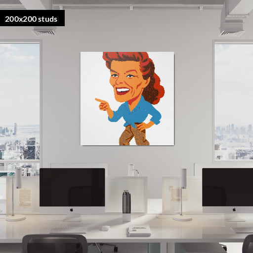 200*200studs, 160*160cm, 63*63inch
