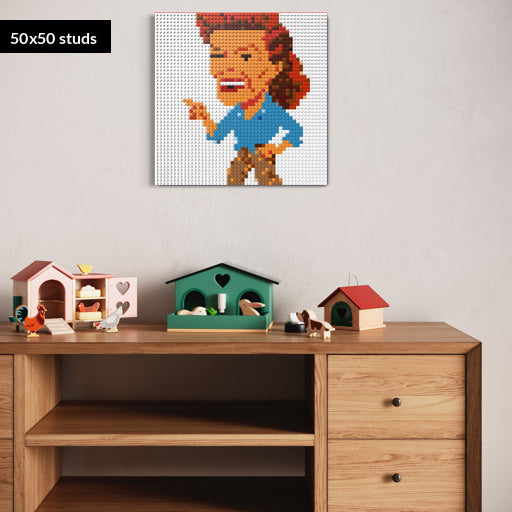 50*50studs, 40*40cm, 15,75*15,75inch