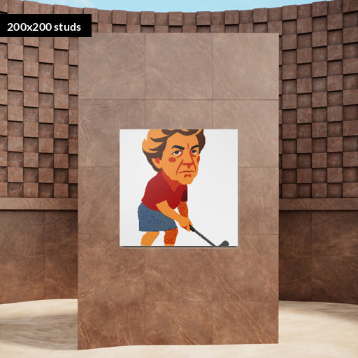 200*200studs, 160*160cm, 63*63inch