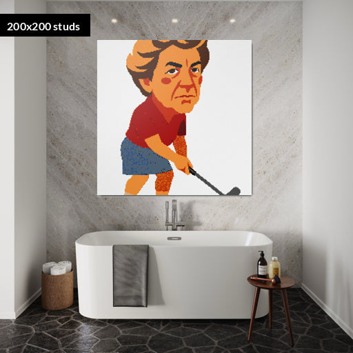 200*200studs, 160*160cm, 63*63inch