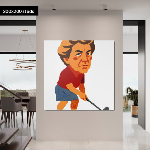 200*200studs, 160*160cm, 63*63inch