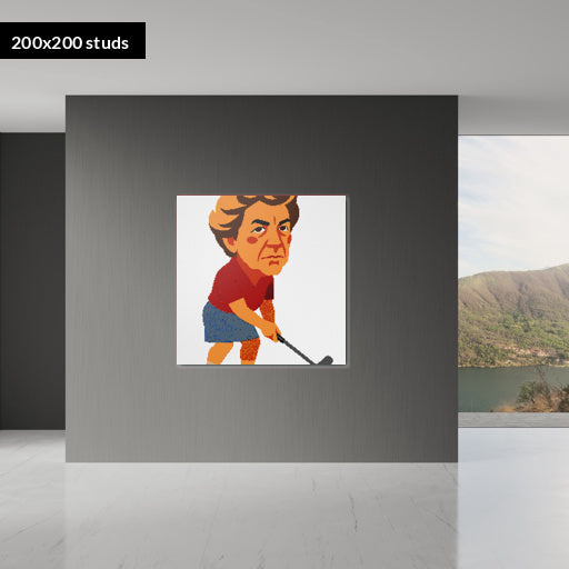 200*200studs, 160*160cm, 63*63inch