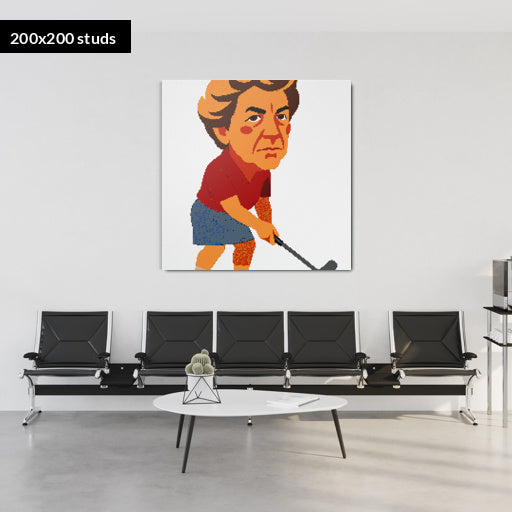 200*200studs, 160*160cm, 63*63inch