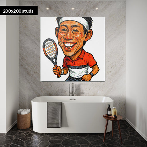 200*200studs, 160*160cm, 63*63inch