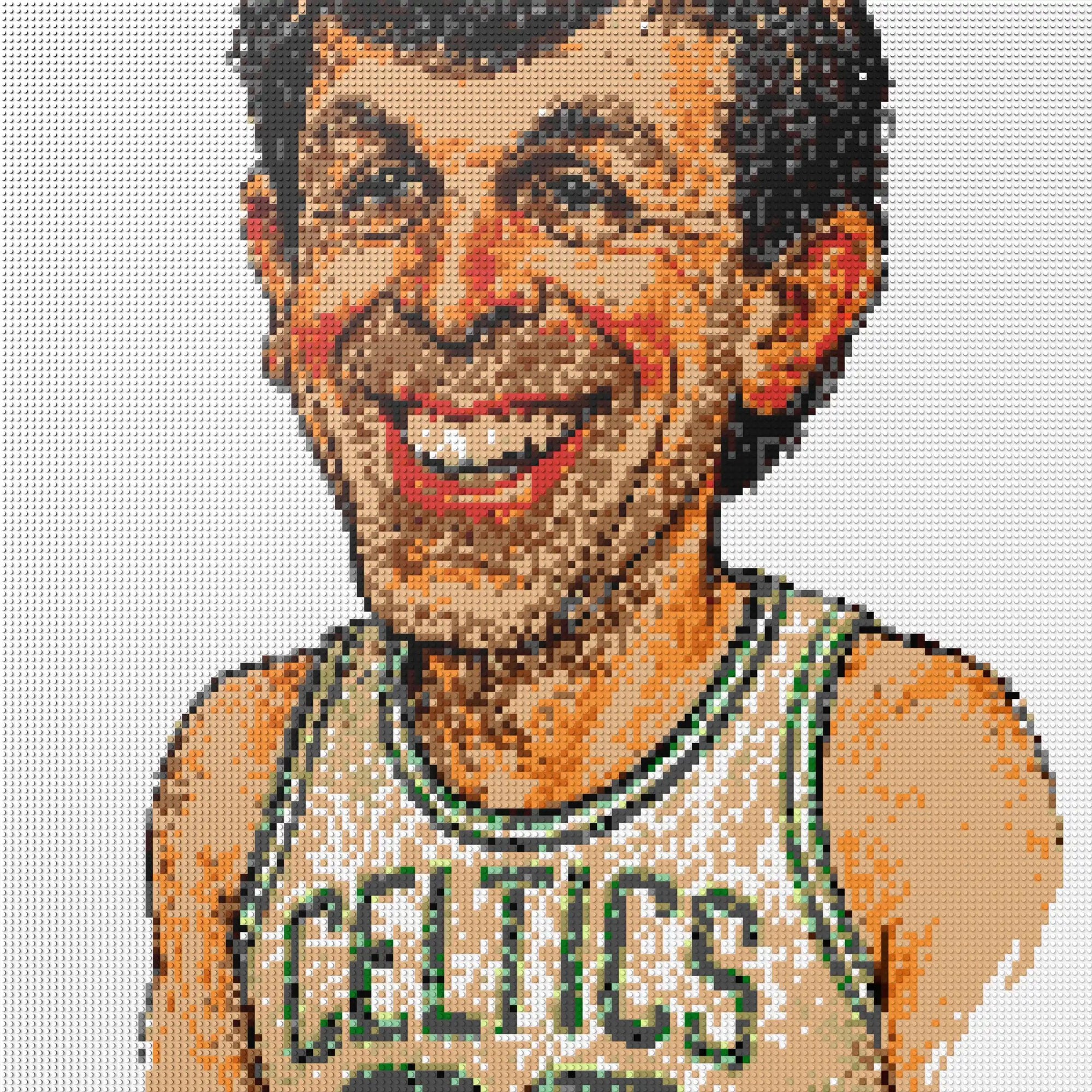 150*150studs, 120*120cm, 47,25*47,25inch