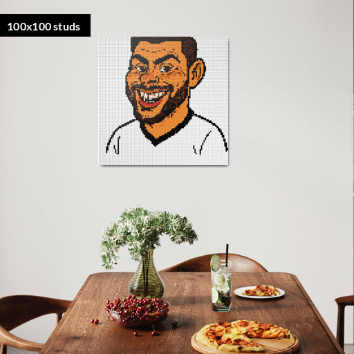 100*100studs, 80*80cm, 31,5*31,5inch