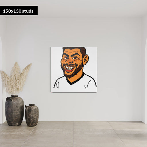 150*150studs, 120*120cm, 47,25*47,25inch