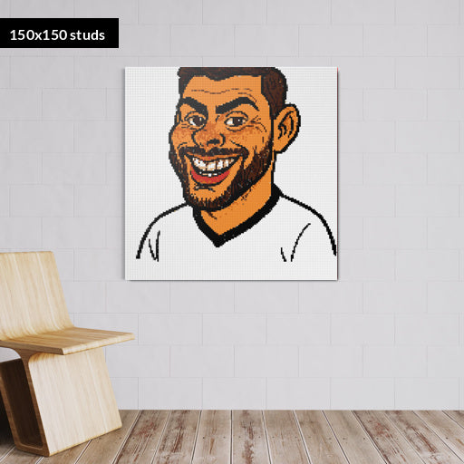 150*150studs, 120*120cm, 47,25*47,25inch