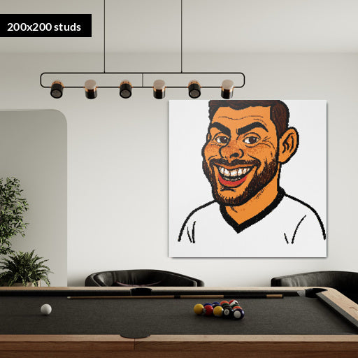 200*200studs, 160*160cm, 63*63inch