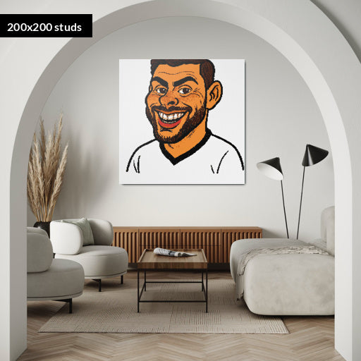 200*200studs, 160*160cm, 63*63inch