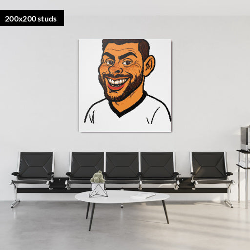 200*200studs, 160*160cm, 63*63inch