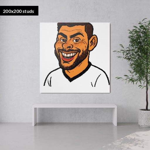 200*200studs, 160*160cm, 63*63inch