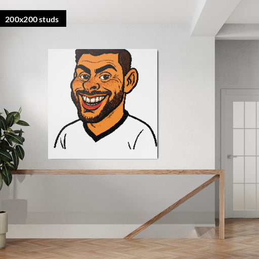 200*200studs, 160*160cm, 63*63inch