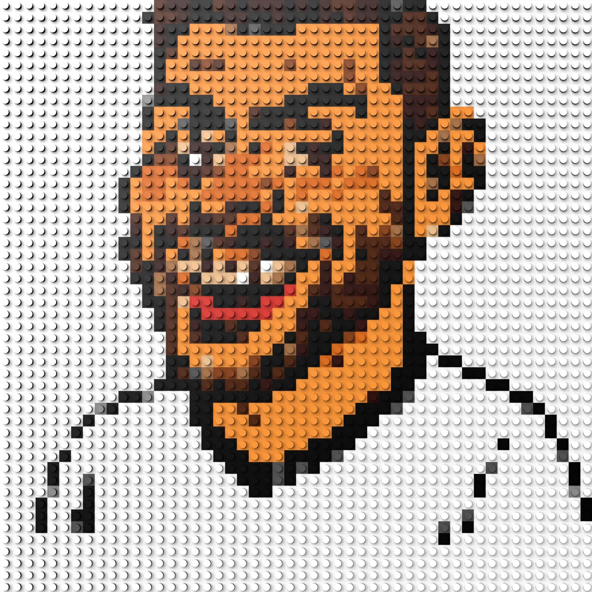 50*50studs, 40*40cm, 15,75*15,75inch