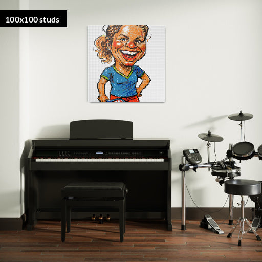 100*100studs, 80*80cm, 31,5*31,5inch