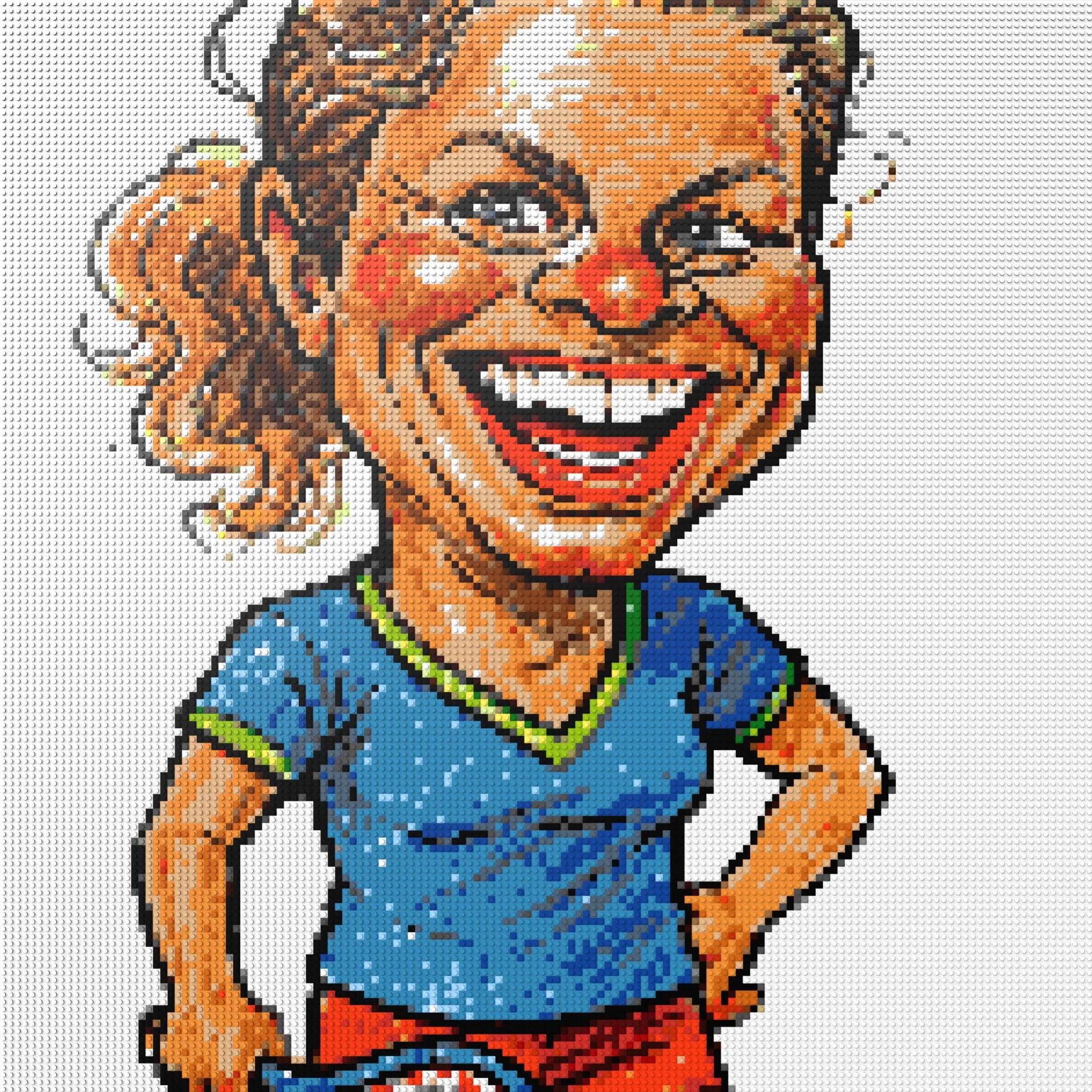 150*150studs, 120*120cm, 47,25*47,25inch