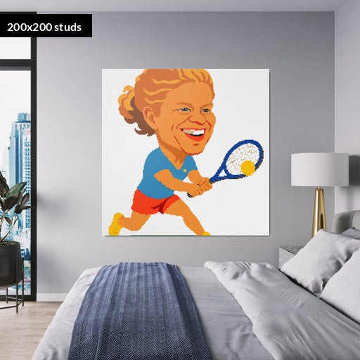 200*200studs, 160*160cm, 63*63inch