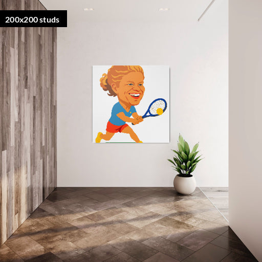 200*200studs, 160*160cm, 63*63inch