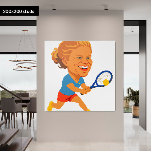 200*200studs, 160*160cm, 63*63inch