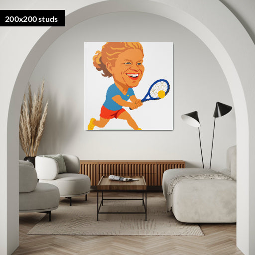 200*200studs, 160*160cm, 63*63inch