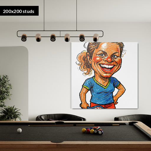 200*200studs, 160*160cm, 63*63inch