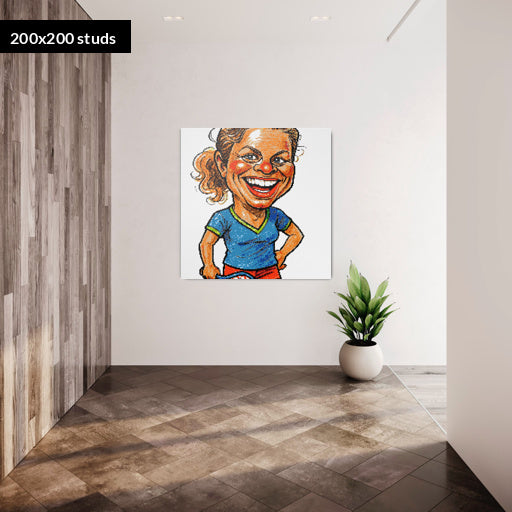 200*200studs, 160*160cm, 63*63inch