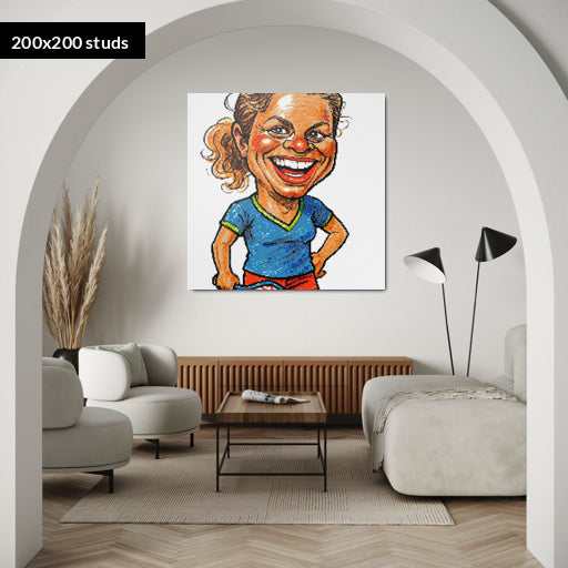 200*200studs, 160*160cm, 63*63inch