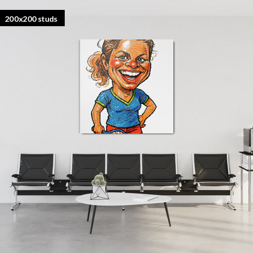 200*200studs, 160*160cm, 63*63inch