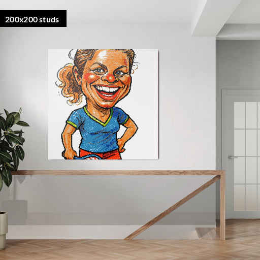 200*200studs, 160*160cm, 63*63inch