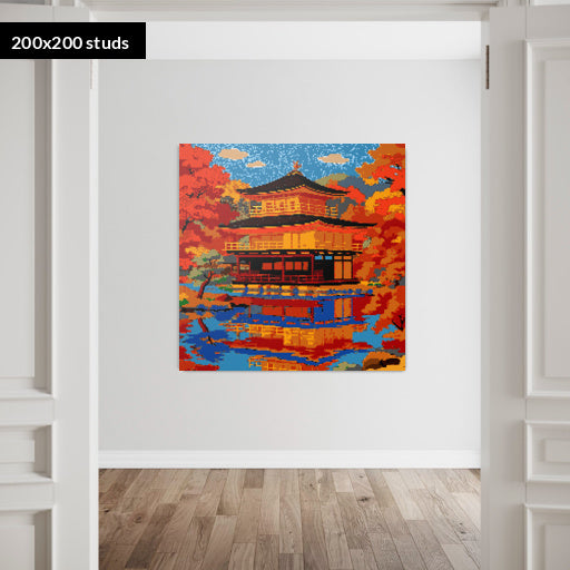 200*200studs, 160*160cm, 63*63inch
