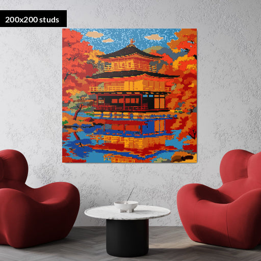 200*200studs, 160*160cm, 63*63inch