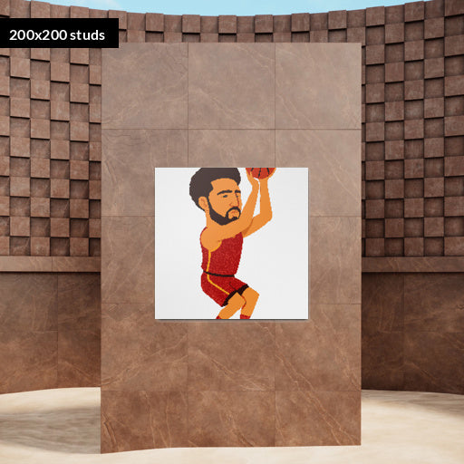200*200studs, 160*160cm, 63*63inch