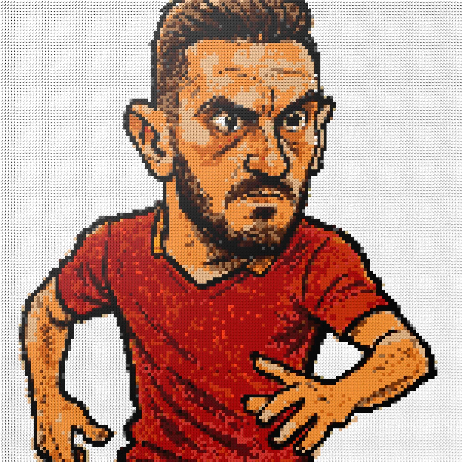 150*150studs, 120*120cm, 47,25*47,25inch