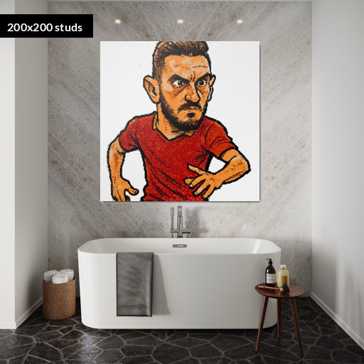 200*200studs, 160*160cm, 63*63inch