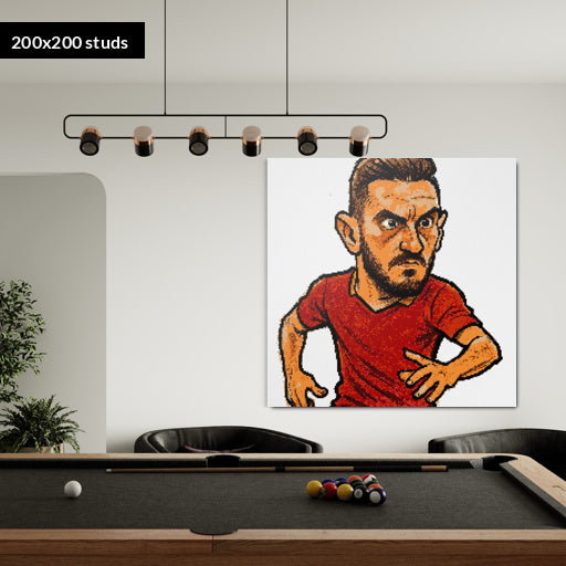 200*200studs, 160*160cm, 63*63inch