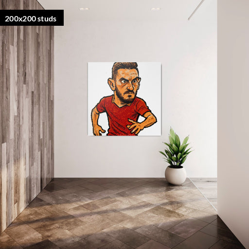 200*200studs, 160*160cm, 63*63inch