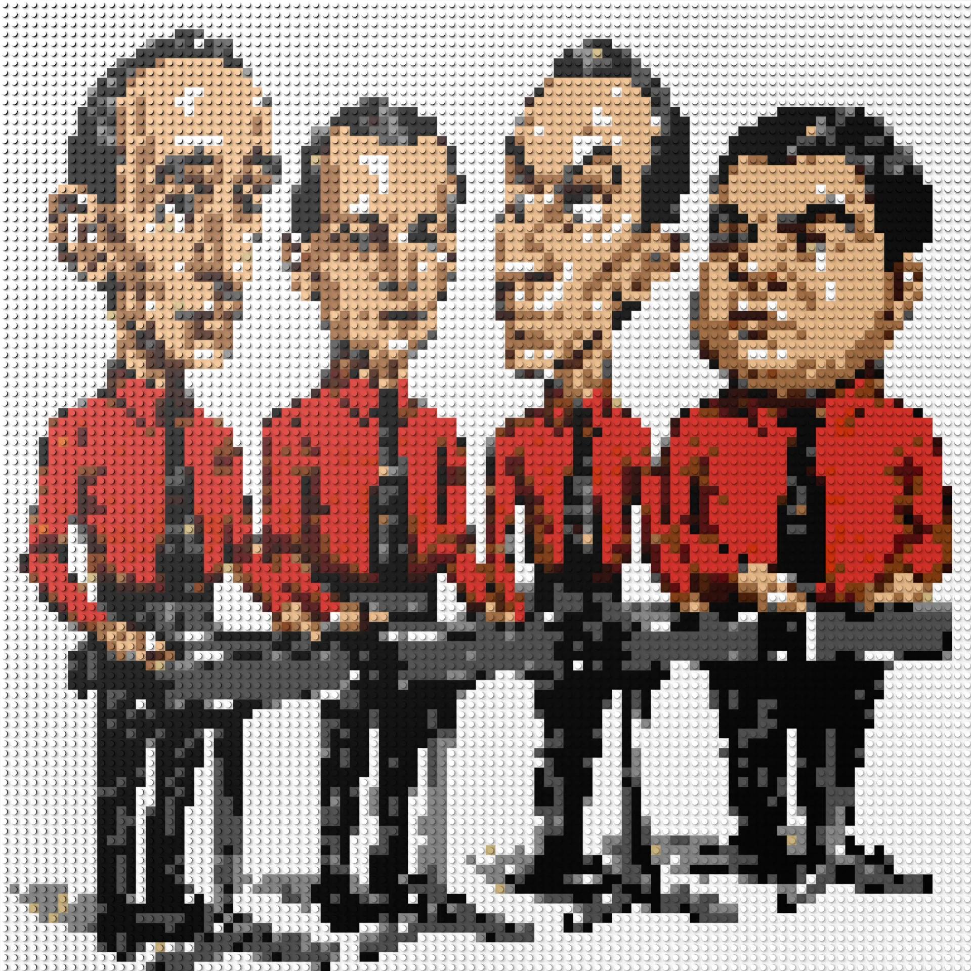 100*100studs, 80*80cm, 31,5*31,5inch