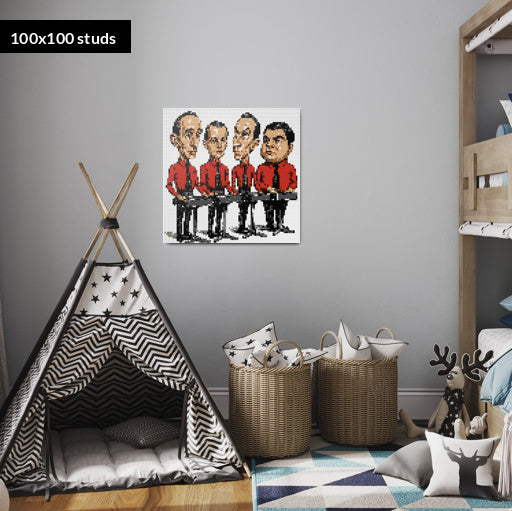 100*100studs, 80*80cm, 31,5*31,5inch