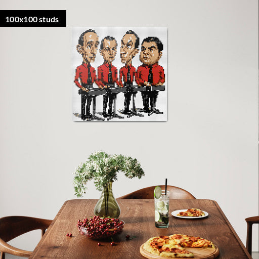 100*100studs, 80*80cm, 31,5*31,5inch