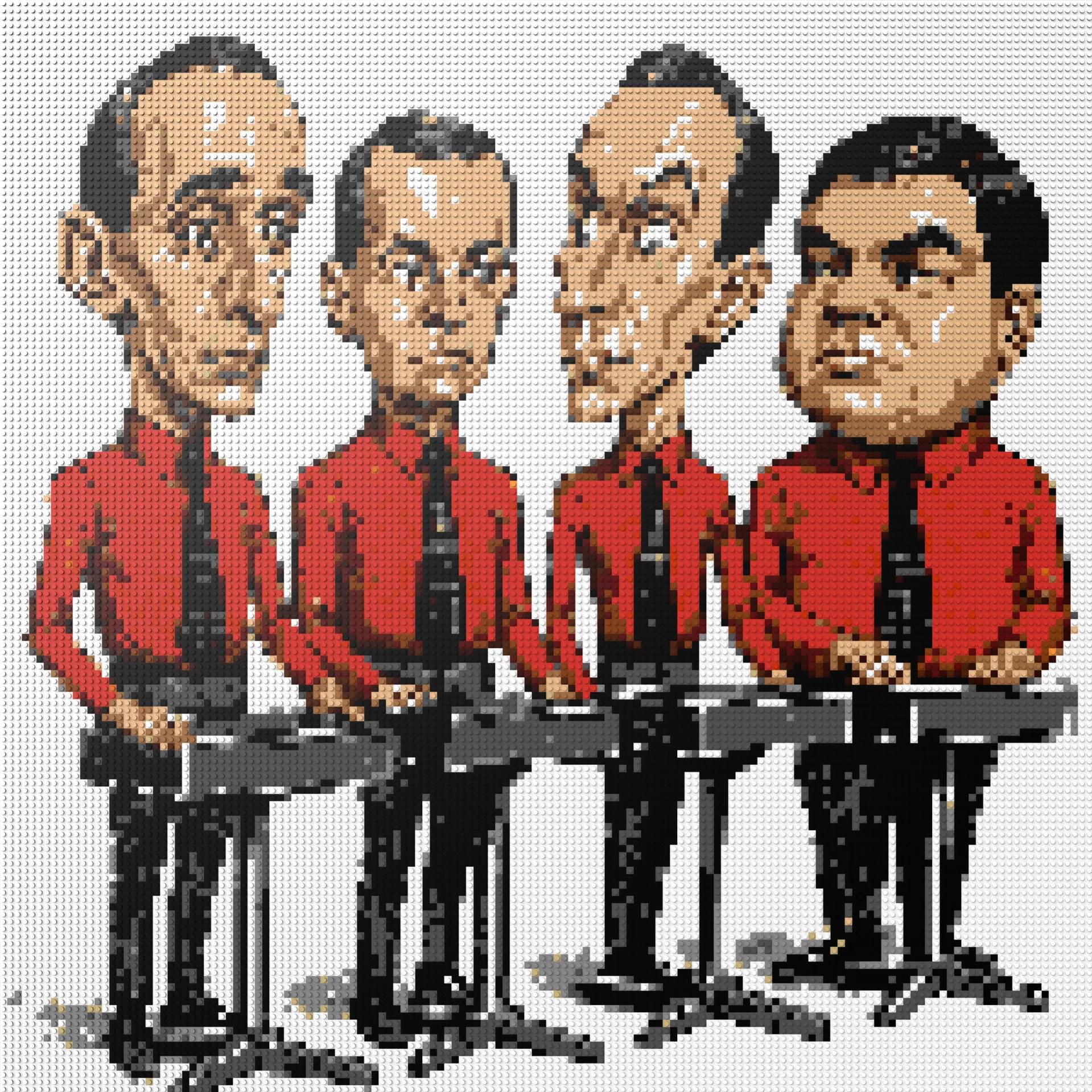 150*150studs, 120*120cm, 47,25*47,25inch