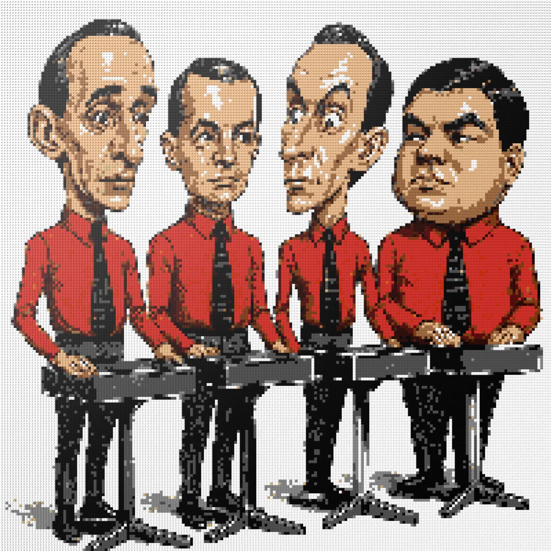 200*200studs, 160*160cm, 63*63inch