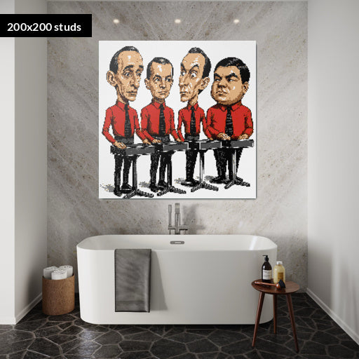 200*200studs, 160*160cm, 63*63inch