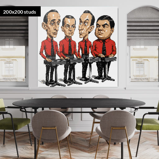 200*200studs, 160*160cm, 63*63inch