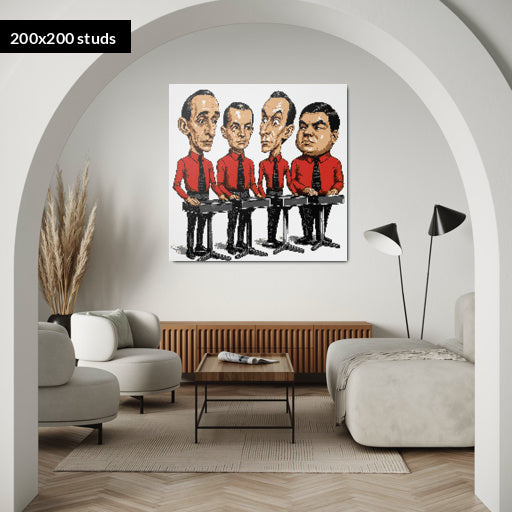 200*200studs, 160*160cm, 63*63inch