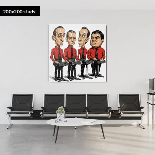 200*200studs, 160*160cm, 63*63inch