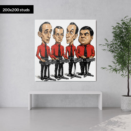 200*200studs, 160*160cm, 63*63inch