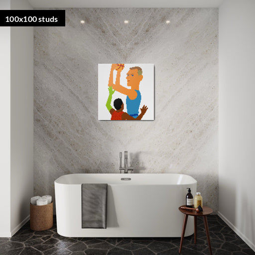 100*100studs, 80*80cm, 31,5*31,5inch