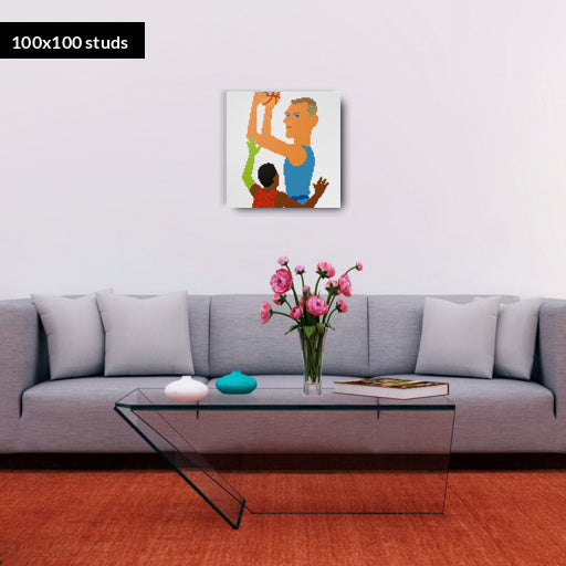 100*100studs, 80*80cm, 31,5*31,5inch