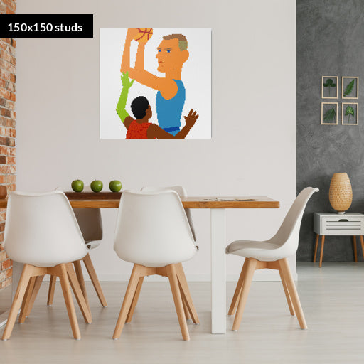 150*150studs, 120*120cm, 47,25*47,25inch