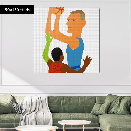 150*150studs, 120*120cm, 47,25*47,25inch